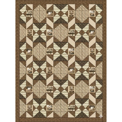 Chocolate Crunch Quilt Pattern PS-907 - Paper Pattern