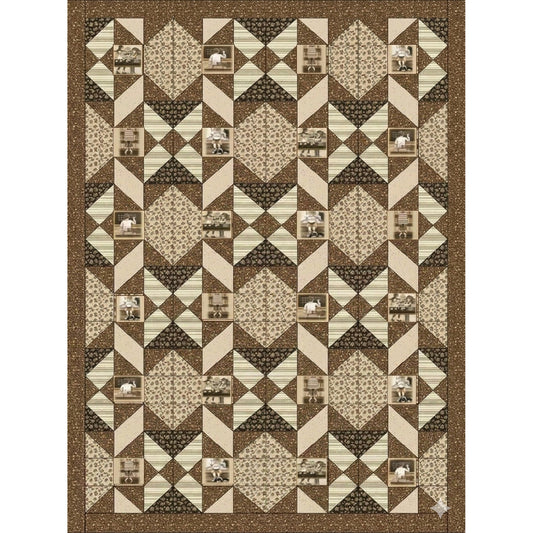 Chocolate Crunch Quilt Pattern PS-907 - Paper Pattern
