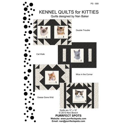 Kennel Quilts for Kitties Pattern PS-908 - Paper Pattern