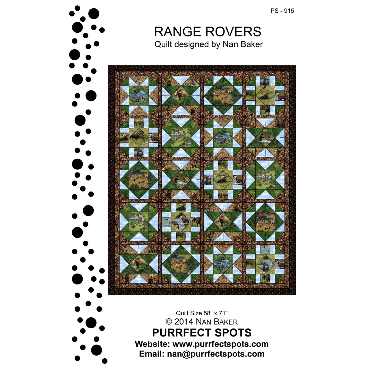 Range Rovers Quilt PS-915e - Downloadable Pattern