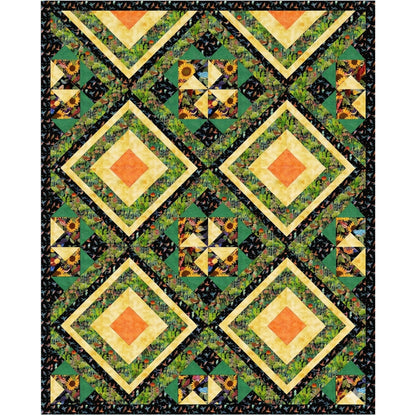 Garden Geckos Quilt Pattern PS-916 - Paper Pattern