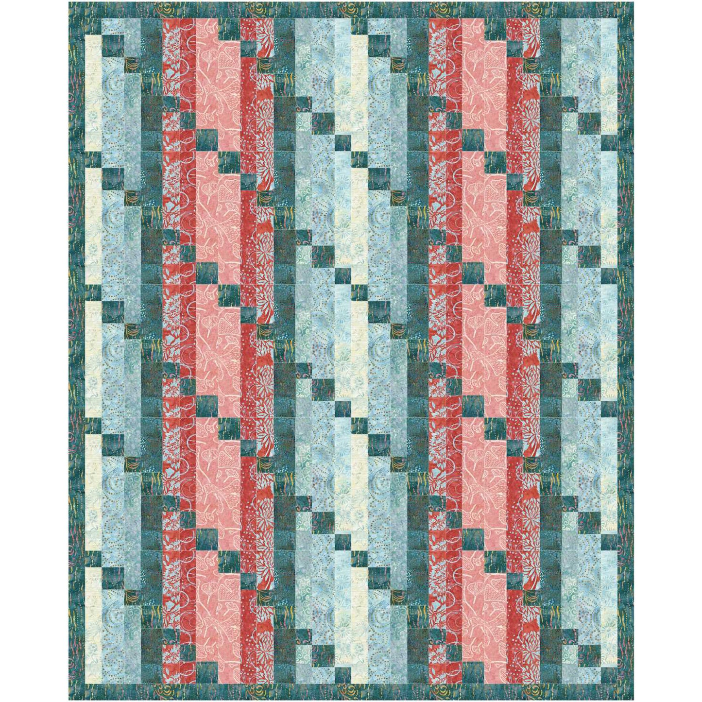 Rainy Day Blues Quilt PS-922e - Downloadable Pattern