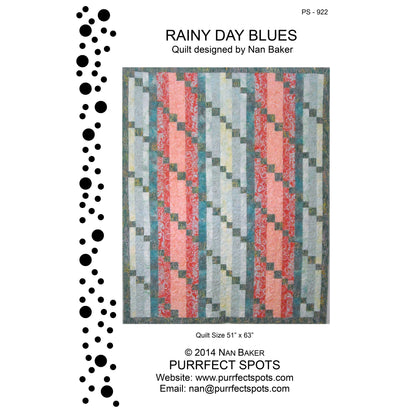 Rainy Day Blues Quilt PS-922e - Downloadable Pattern