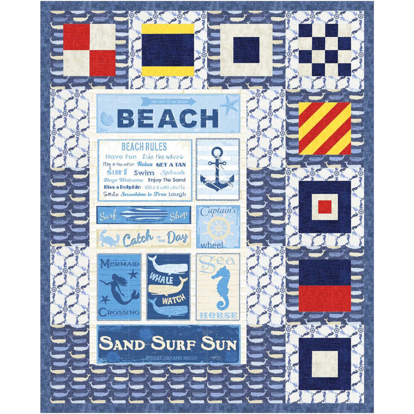 Ship to Shore Quilt Pattern PS-930 - Paper Pattern