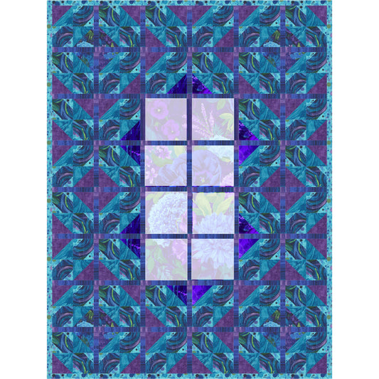 Blue Velvet Quilt Pattern PS-934 - Paper Pattern
