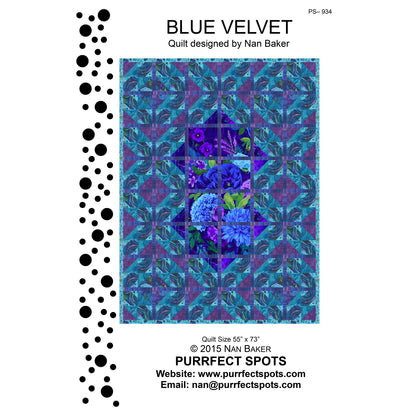 Blue Velvet Quilt Pattern PS-934 - Paper Pattern