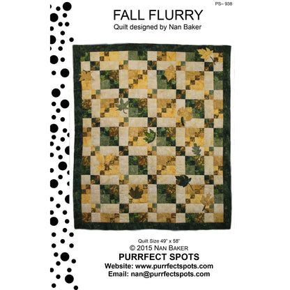 Fall Flurry Quilt Pattern PS-938w - Wholesale Product