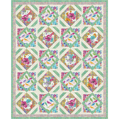 Bird Friendly Big Backyard Quilt Pattern PS-941 - Paper Pattern