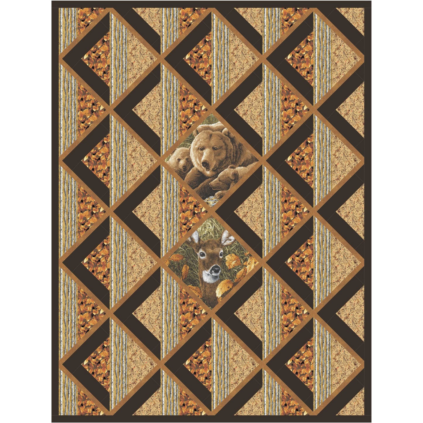 Fall in the Forest Quilt Pattern PS-942 - Paper Pattern