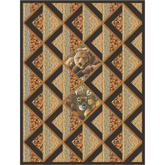 Fall in the Forest Quilt Pattern PS-942 - Paper Pattern