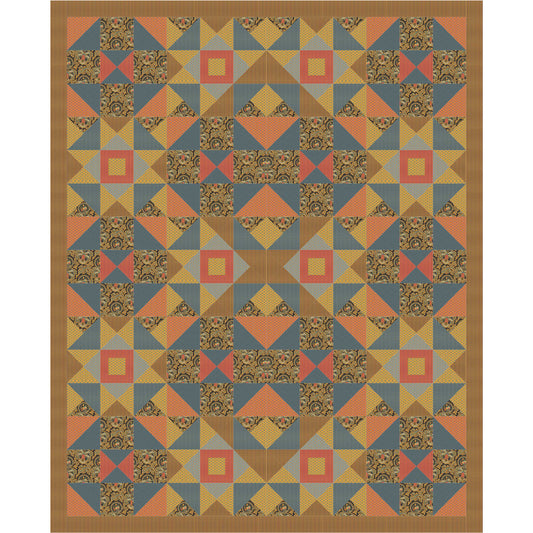 Dodging Corners Quilt Pattern PS-947 - Paper Pattern