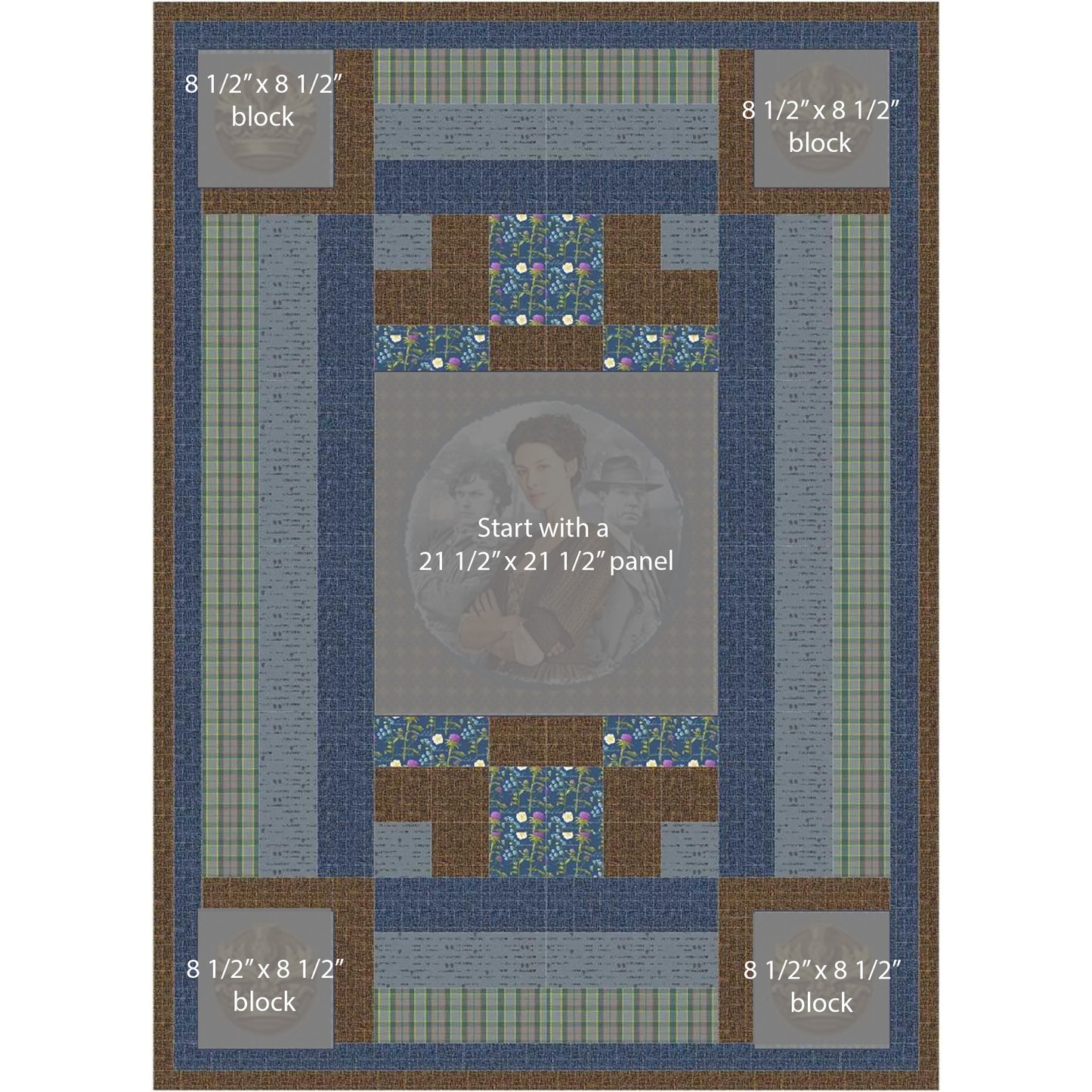 Passages of Time Quilt Pattern PS-948 - Paper Pattern