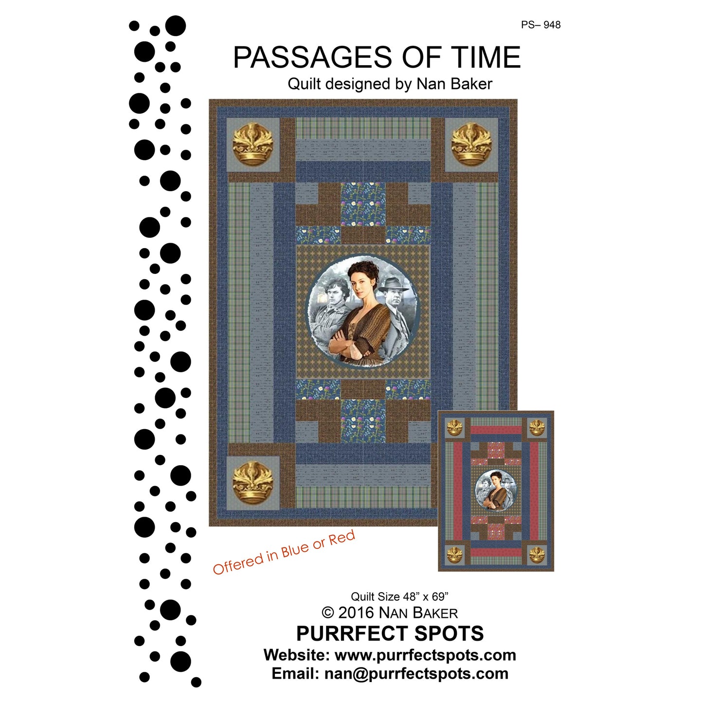 Passages of Time Quilt Pattern PS-948 - Paper Pattern