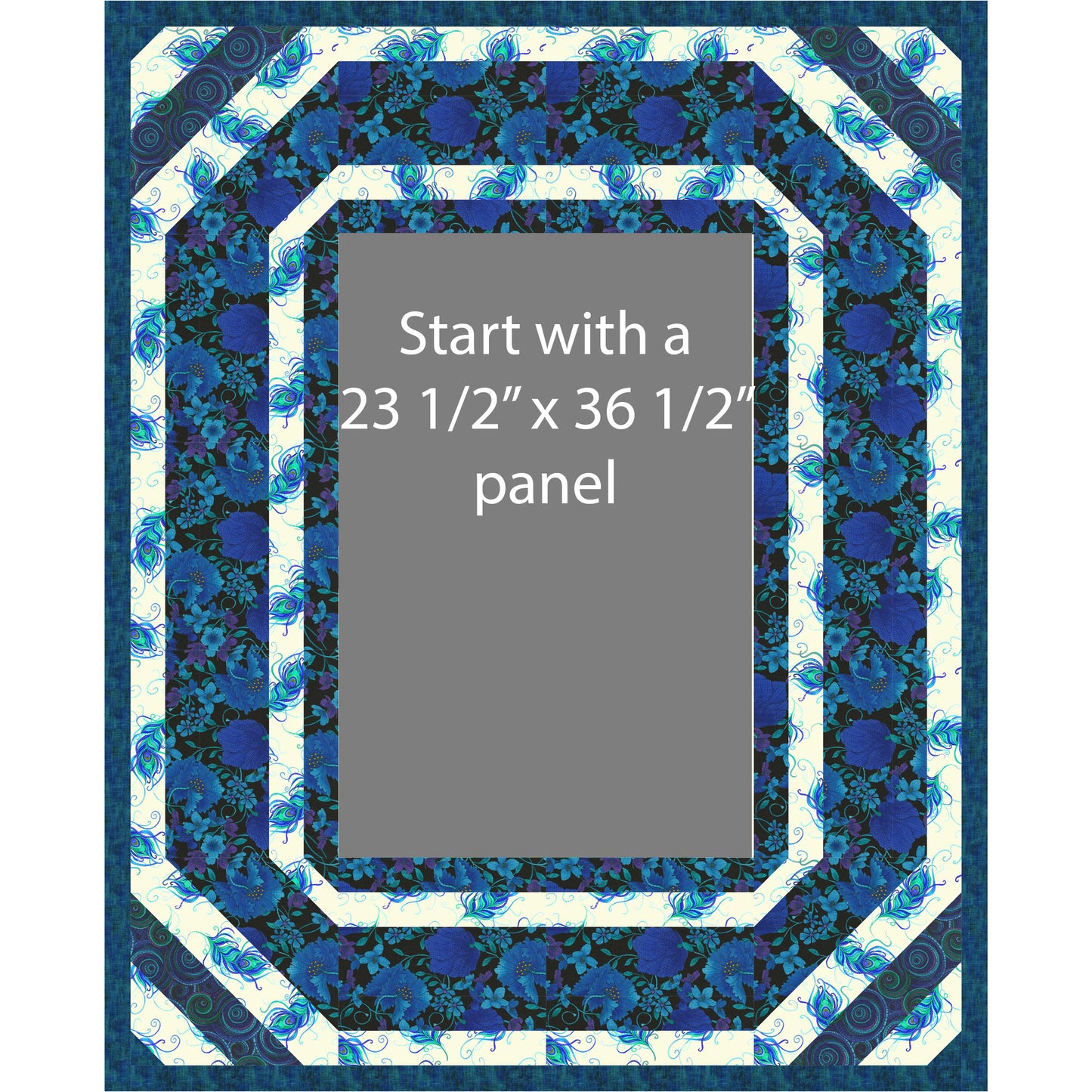Fabulous Feathers Quilt Pattern PS-950 - Paper Pattern