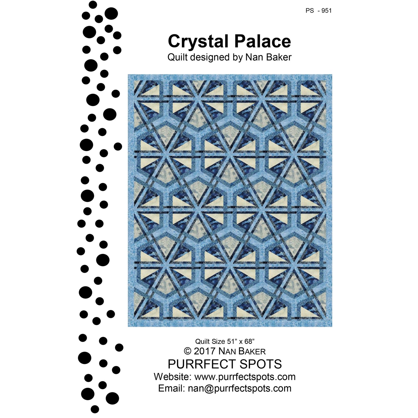 Crystal Palace Quilt Pattern PS-951w - Wholesale Product
