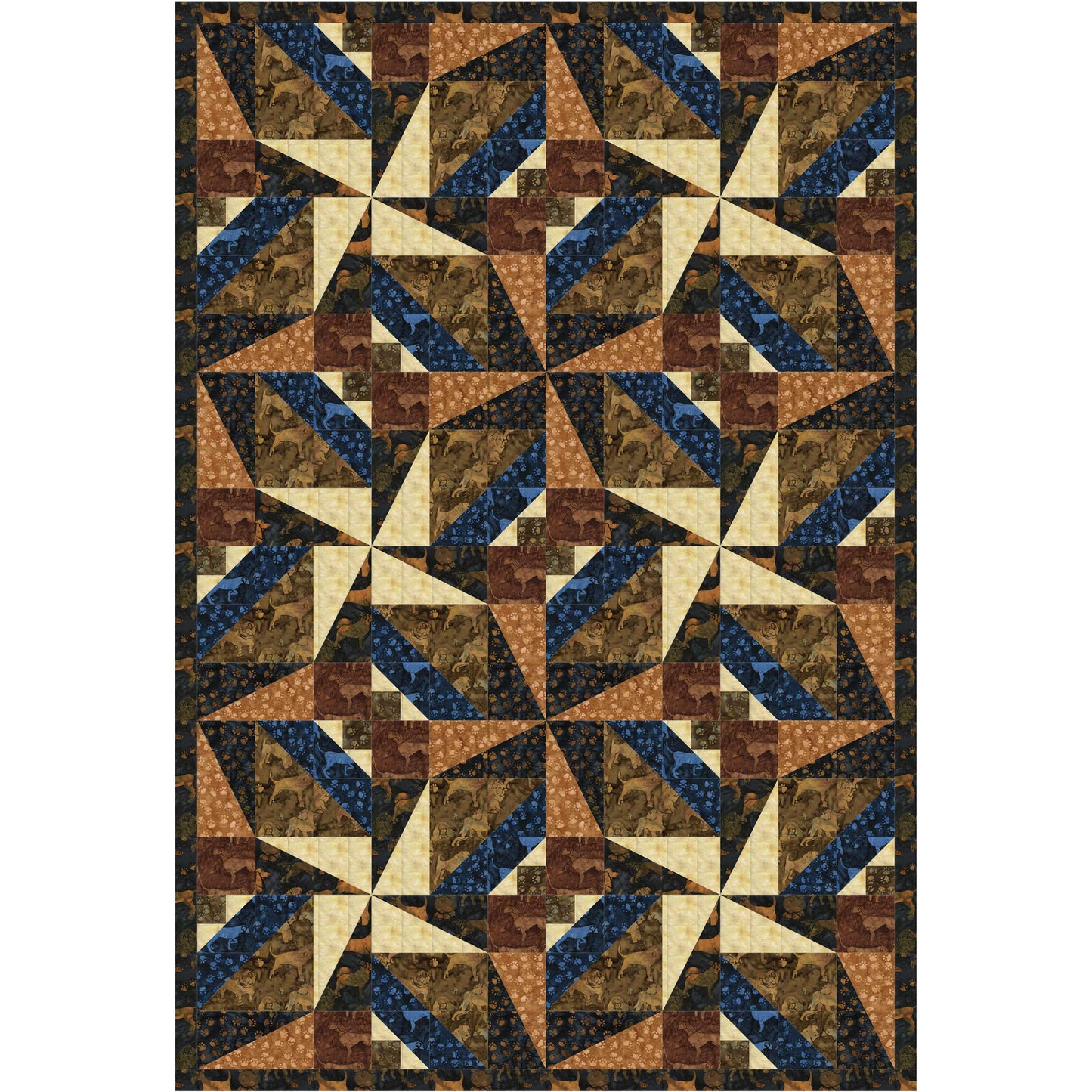 Doggie Day Care Quilt PS-952e - Downloadable Pattern