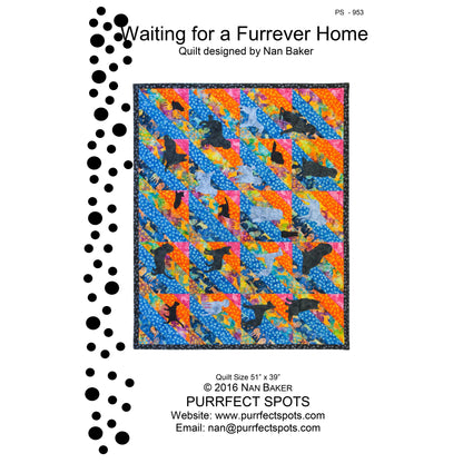 Waiting for a Furrever Home Quilt PS-953e - Downloadable Pattern