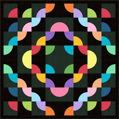 Pie R Squared Quilt PS-955e - Downloadable Pattern