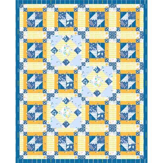 Flying in Circles Quilt Pattern PS-956 - Paper Pattern