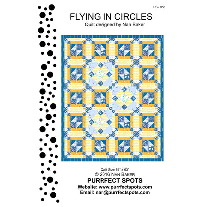 Flying in Circles Quilt PS-956e - Downloadable Pattern