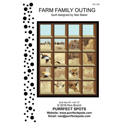 Farm Family Outing Quilt PS-957e - Downloadable Pattern