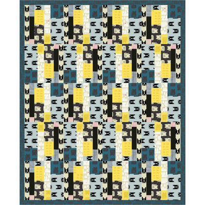 Pawprint Village Quilt PS-959e - Downloadable Pattern
