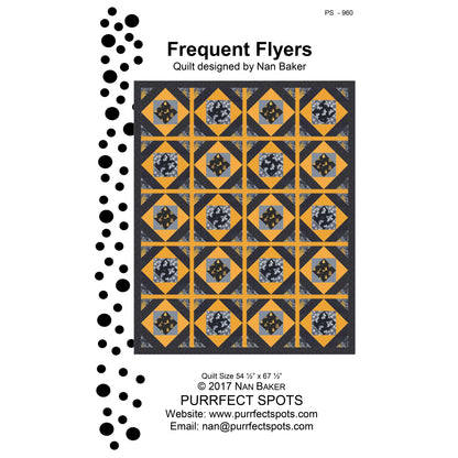 Frequent Flyers Quilt PS-960e - Downloadable Pattern