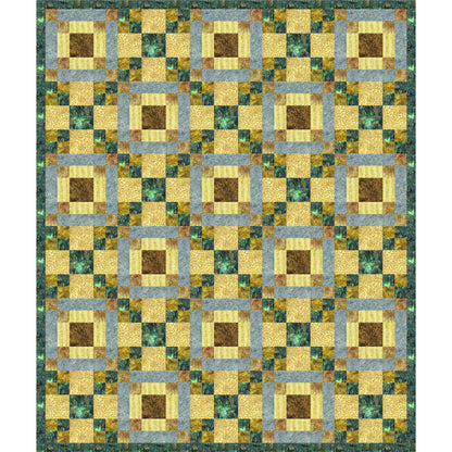 Blue Streams Emerald Seas Quilt PS-966e - Downloadable Pattern