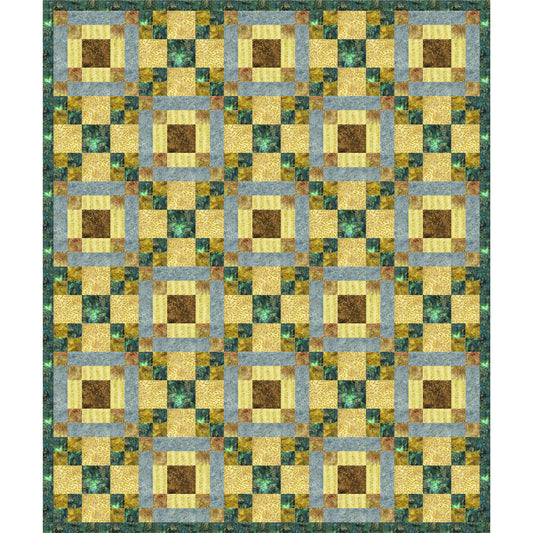 Blue Streams Emerald Seas Quilt PS-966e - Downloadable Pattern