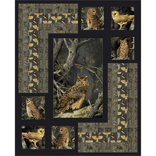 Night Owls Quilt PS-968e  - Downloadable Pattern