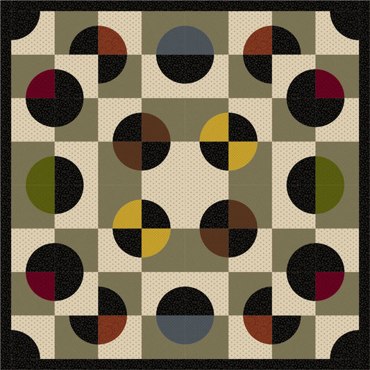 Coin Toss Quilt Pattern PS-970 - Paper Pattern