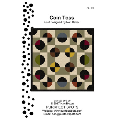 Coin Toss Quilt PS-970e - Downloadable Pattern