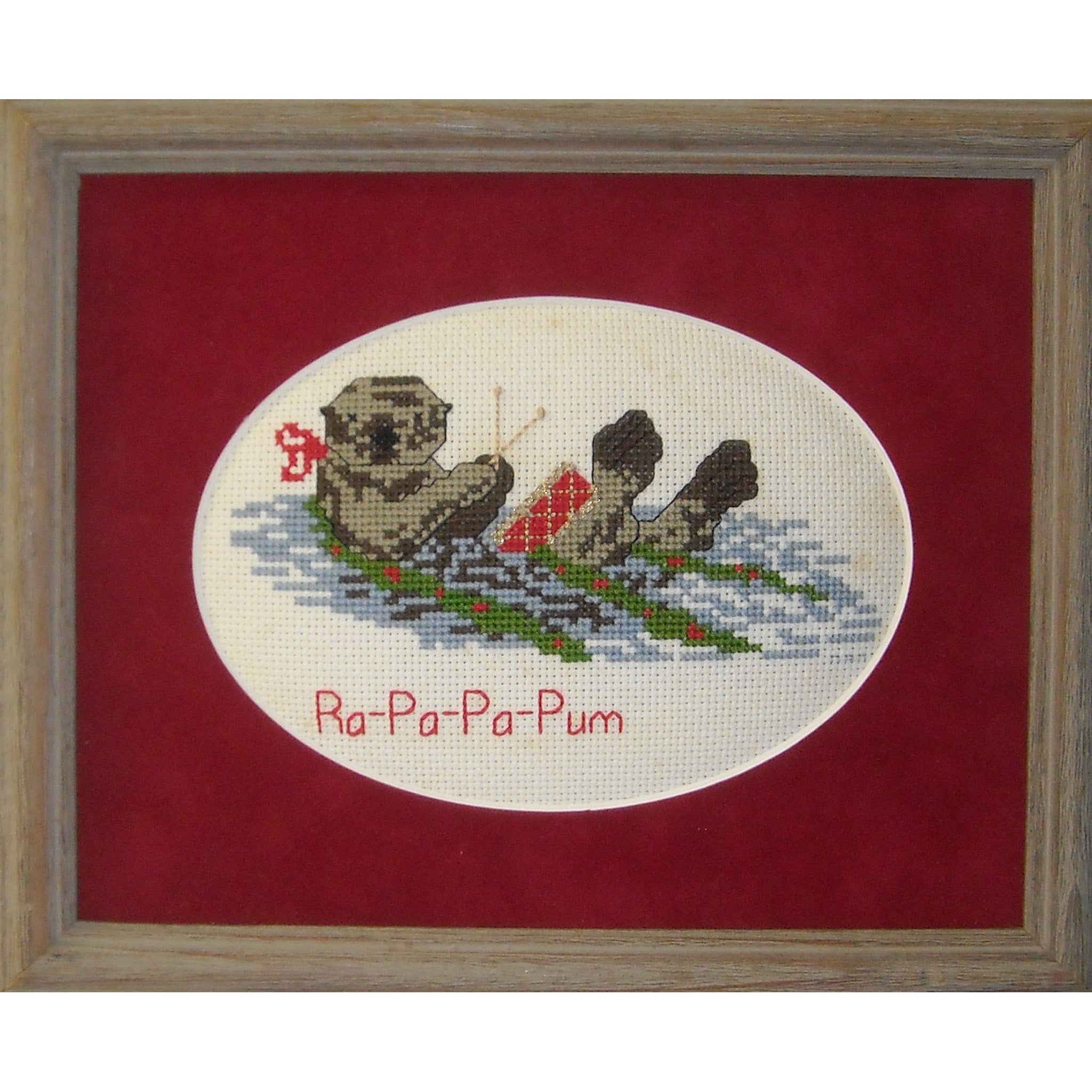 The Christmas Otter Cross Stitch Pattern PS-9742 (intermediate, wall ...