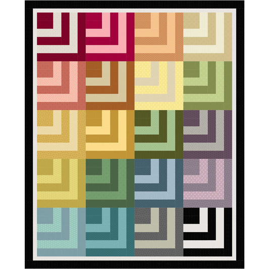 Rainbow Taffy Quilt Pattern PS-978 - Paper Pattern