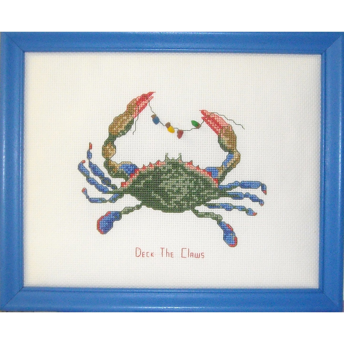 The Christmas Crab Cross Stitch Pattern PS-9840 - Paper Pattern