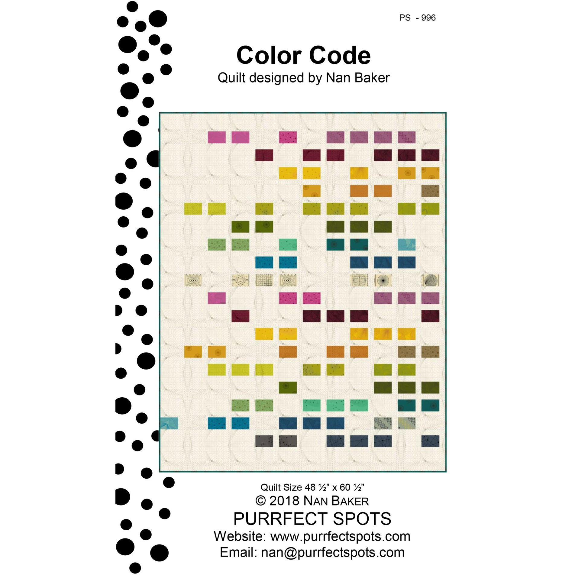 Color Code Quilt PS-996e - Downloadable Pattern – QuiltWoman.com