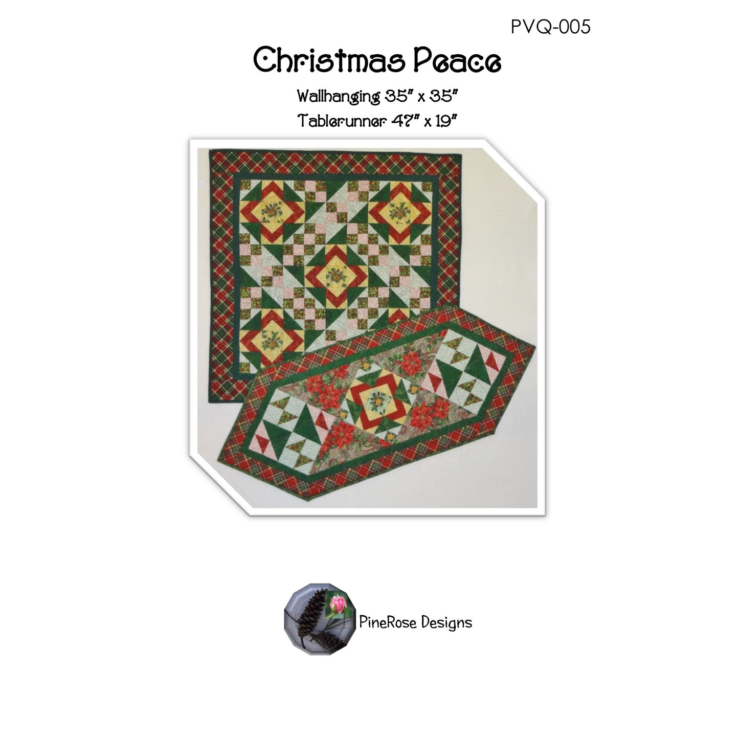 Christmas Peace Quilt PVQ-005e - Downloadable Pattern