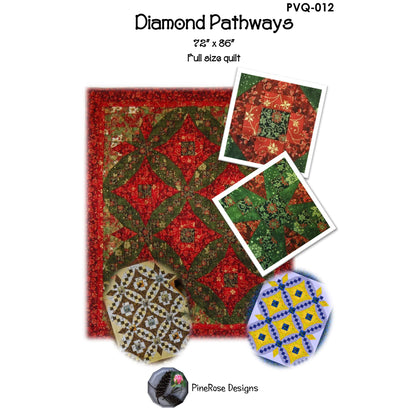 Diamond Pathways Quilt PVQ-012e - Downloadable Pattern
