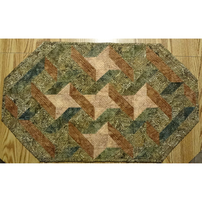 Woven Ribbons Table Runner PVQ-016e   - Downloadable Pattern