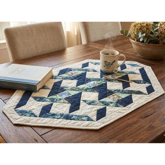 Woven Ribbons Table Runner PVQ-016e   - Downloadable Pattern