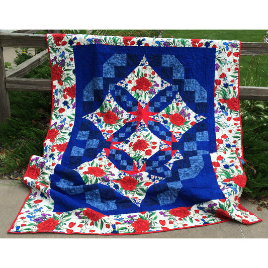 Garden Chain Quilt PVQ-017e - Downloadable Pattern