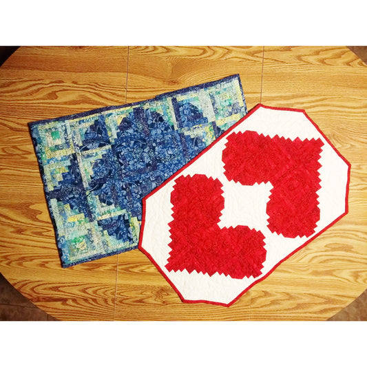 Log Cabin Spin Quilt PVQ-031e - Downloadable Pattern