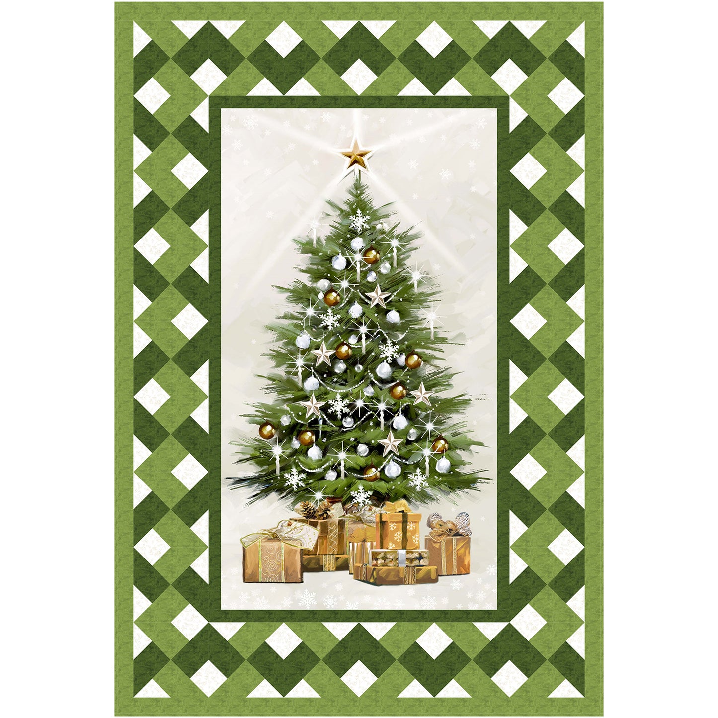 Christmas Elegance Quilt Pattern PWS-358 - Paper Pattern