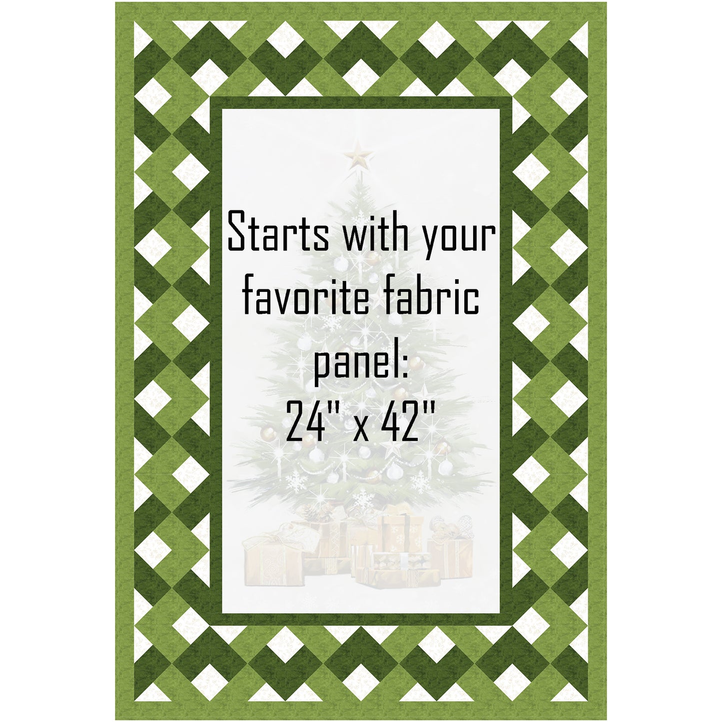 Christmas Elegance Quilt Pattern PWS-358 - Paper Pattern