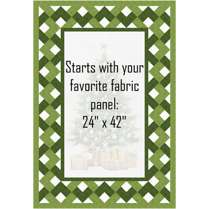 Christmas Elegance Quilt Pattern PWS-358 - Paper Pattern