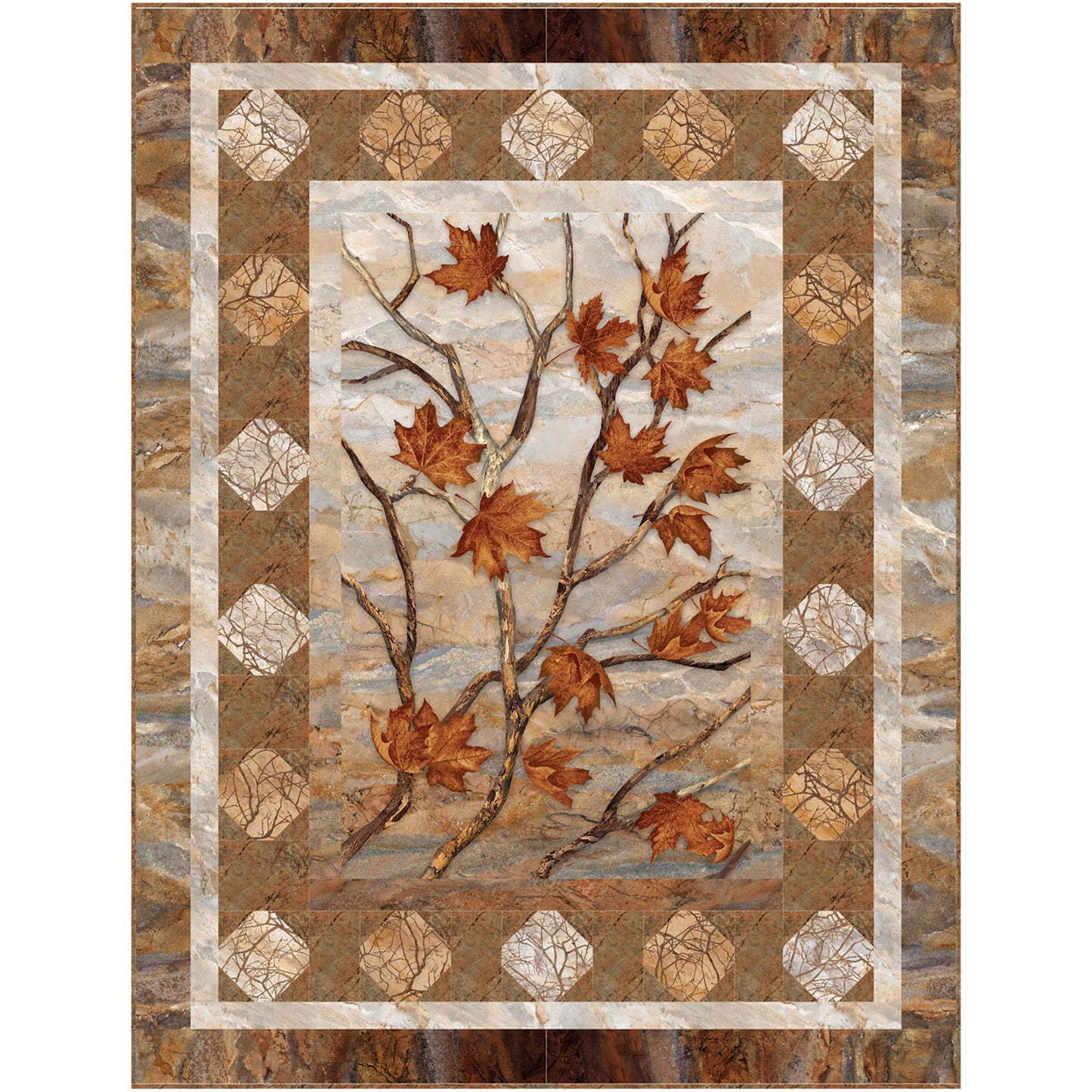 Autumn Dance Quilt Pattern PWS-453 - Paper Pattern