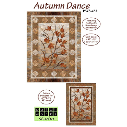 Autumn Dance Quilt Pattern PWS-453 - Paper Pattern
