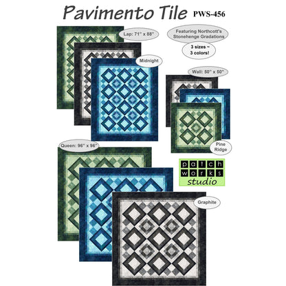 Pavimento Tile Quilt Pattern PWS-456w - Wholesale Product