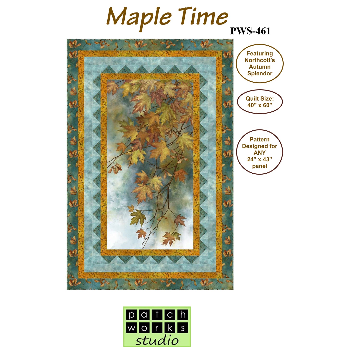 Maple Time Quilt Pattern PWS-461 - Paper Pattern