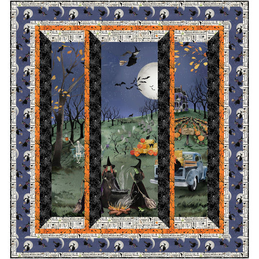 Toil & Trouble Quilt PWS-470e - Downloadable Pattern